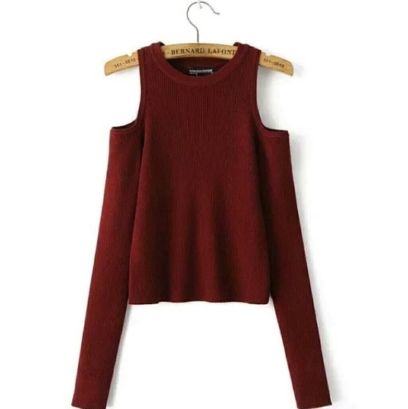 Sexy women off shoulder long sleeve sweater - Picture 2 of 8